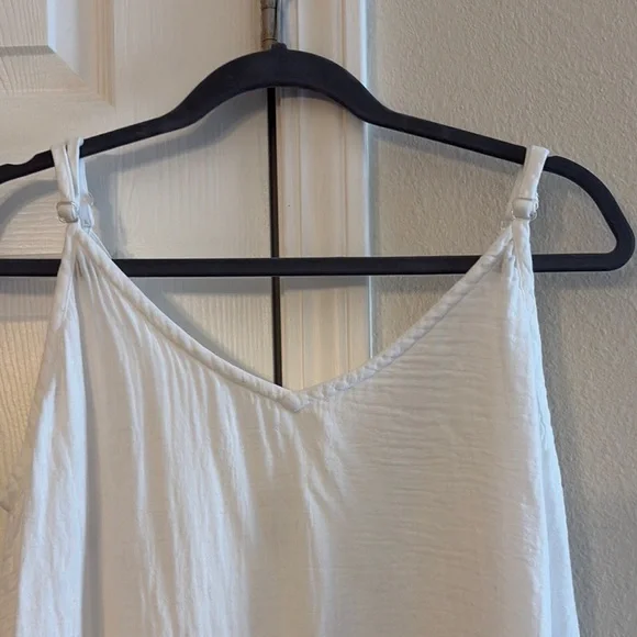 Tank White maxi dress organic cotton - Picture 5 of 6